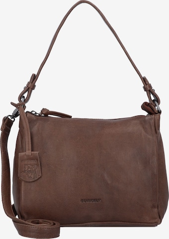Burkely Shoulder Bag in Brown: front