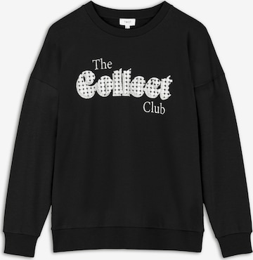 Twist Sweatshirt in Black: front