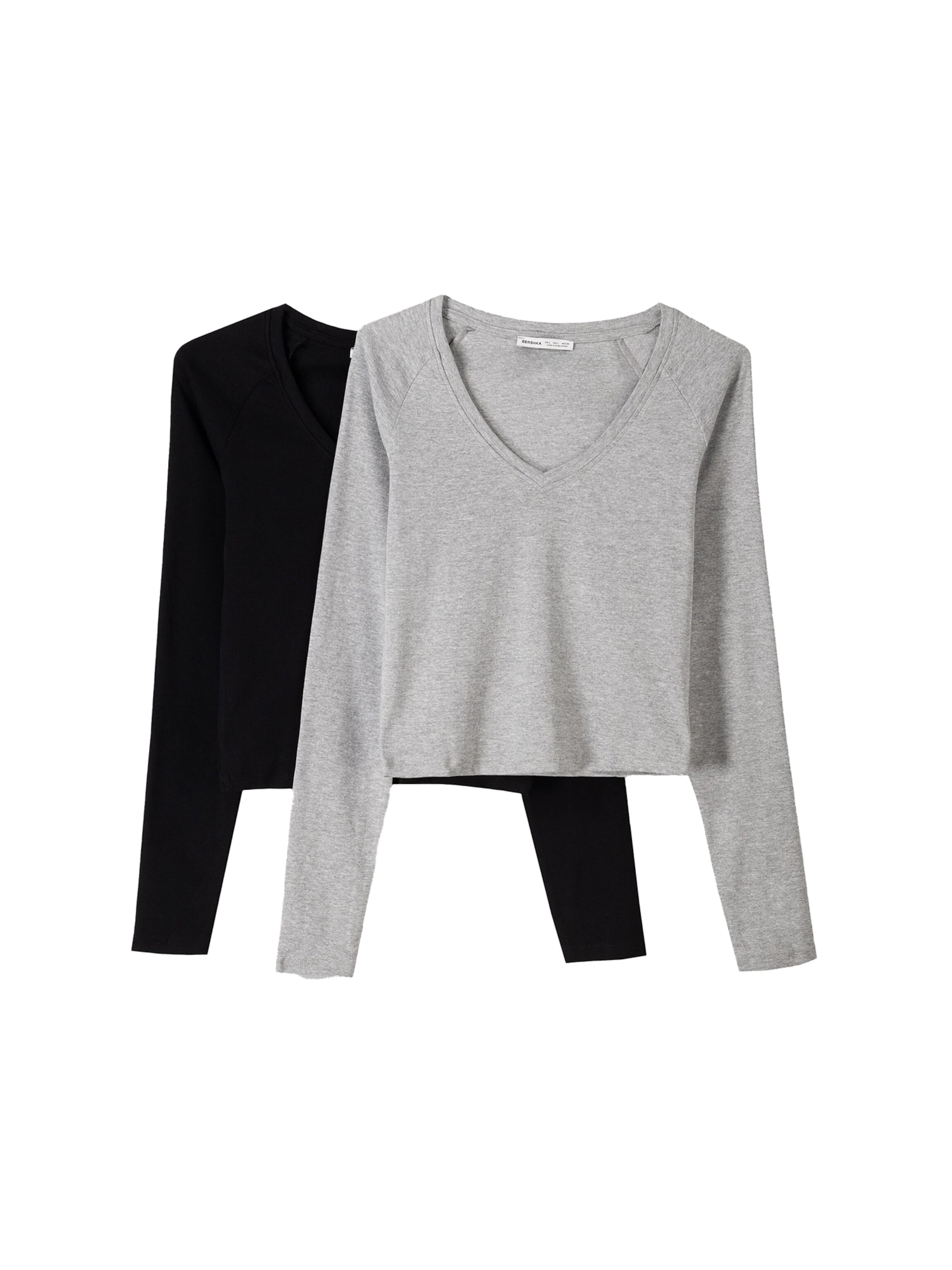 Maglietta di Bershka in grigio: frontale