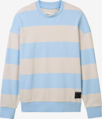 TOM TAILOR DENIM Sweatshirt in Blue: front