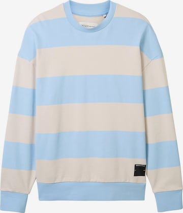 TOM TAILOR DENIM Sweatshirt i blå: forside