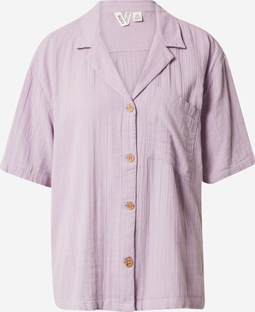 Camicia da donna 'ALOHA SUNSET' di ROXY in lilla: frontale