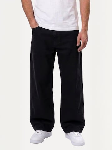 regular Pantaloni 'Performance' di TEESHOPPEN in nero: frontale