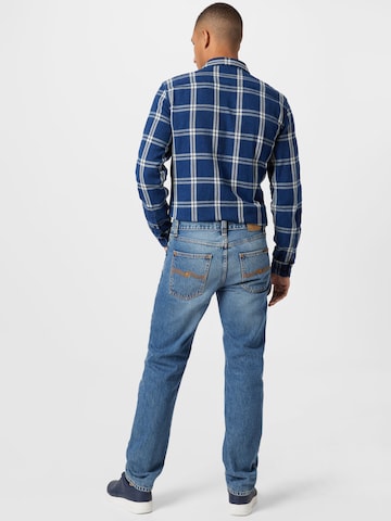 Nudie Jeans Co - Regular Calças de ganga 'Gritty Jackson' em azul