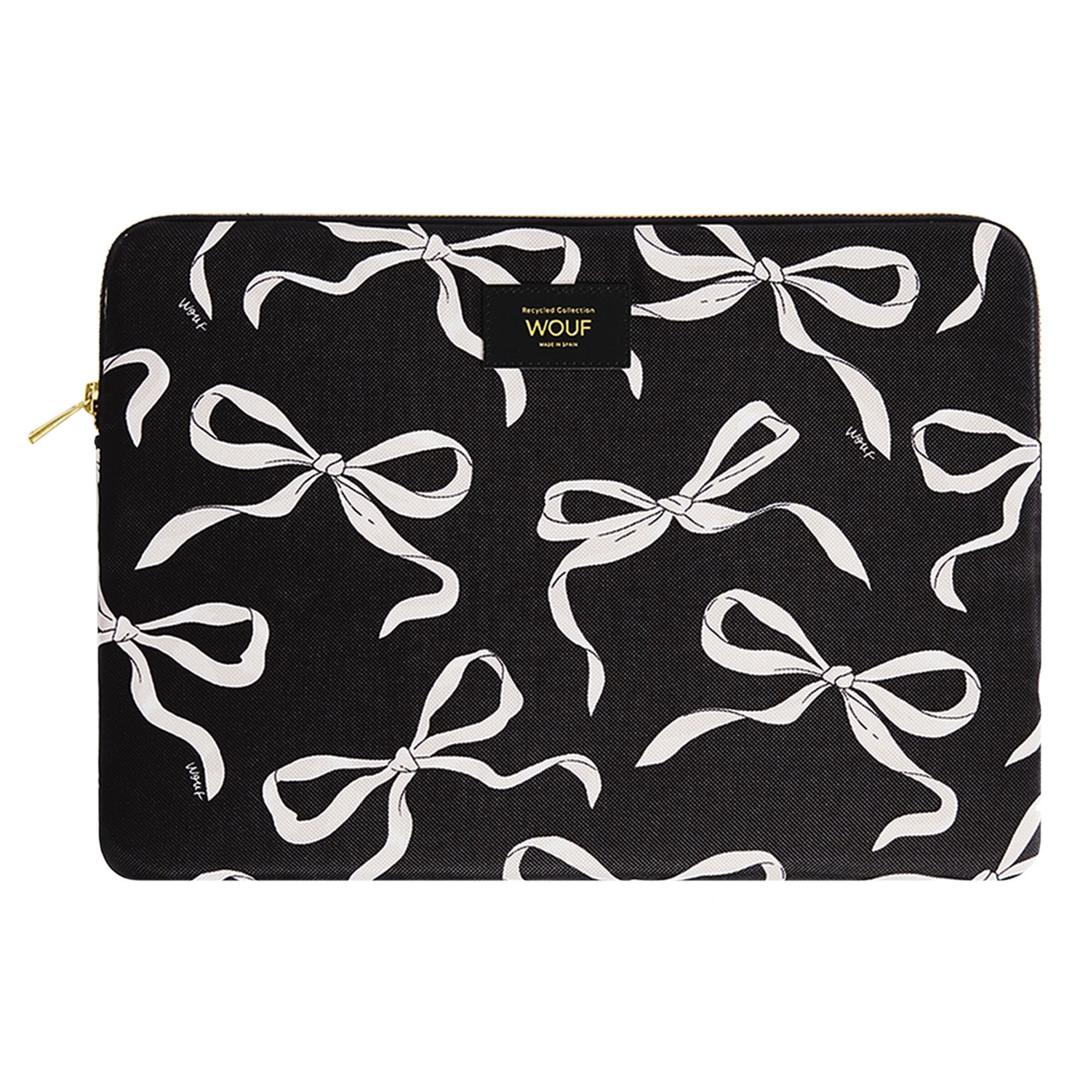 Wouf Laptop bag in Grey: front