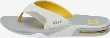Infradito 'Fanning' di REEF in grigio: frontale