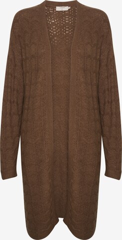 Cardigan 'Cria' Cream en marron : devant