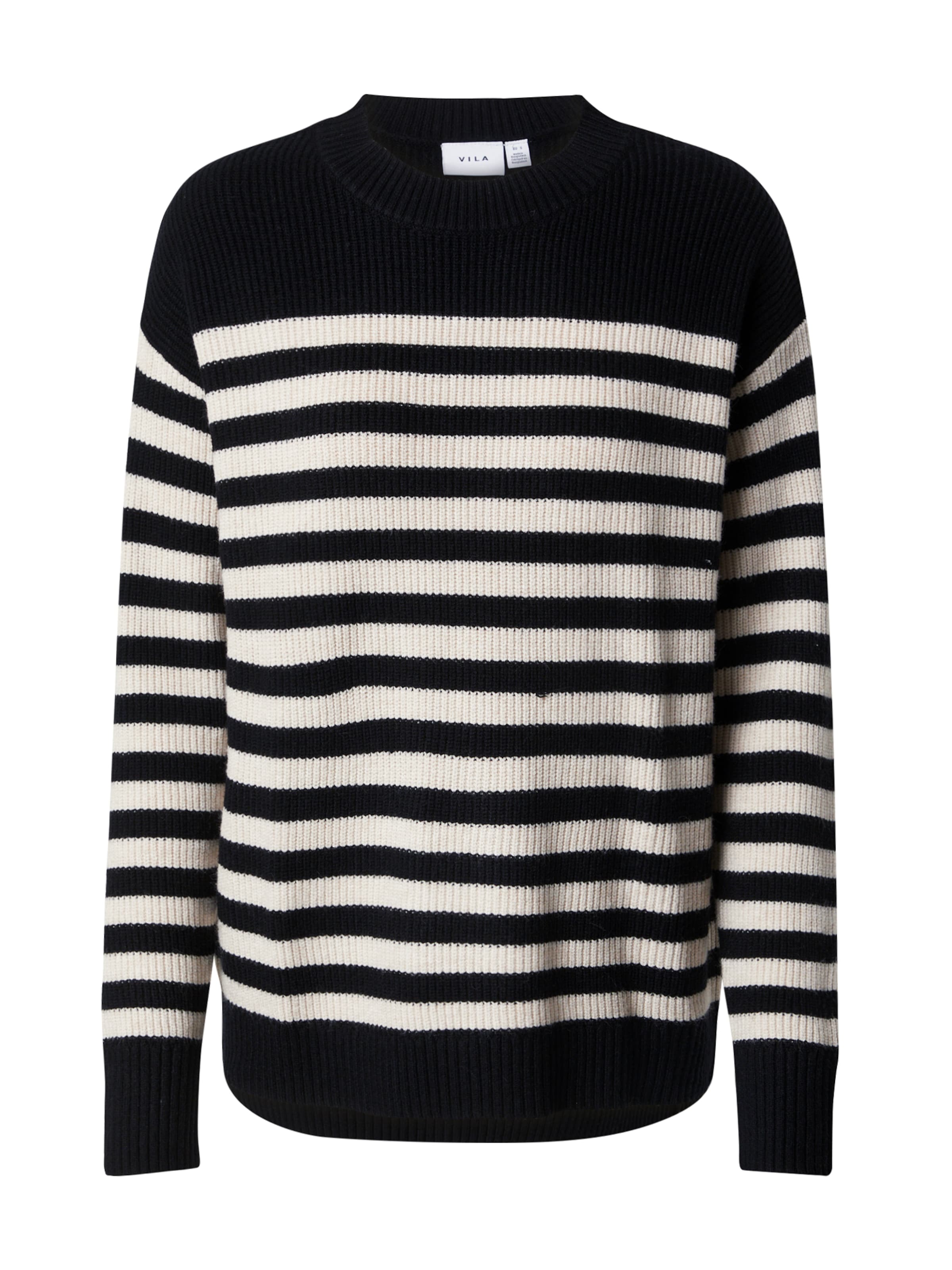 Pull-over 'VIRil' VILA en noir : devant