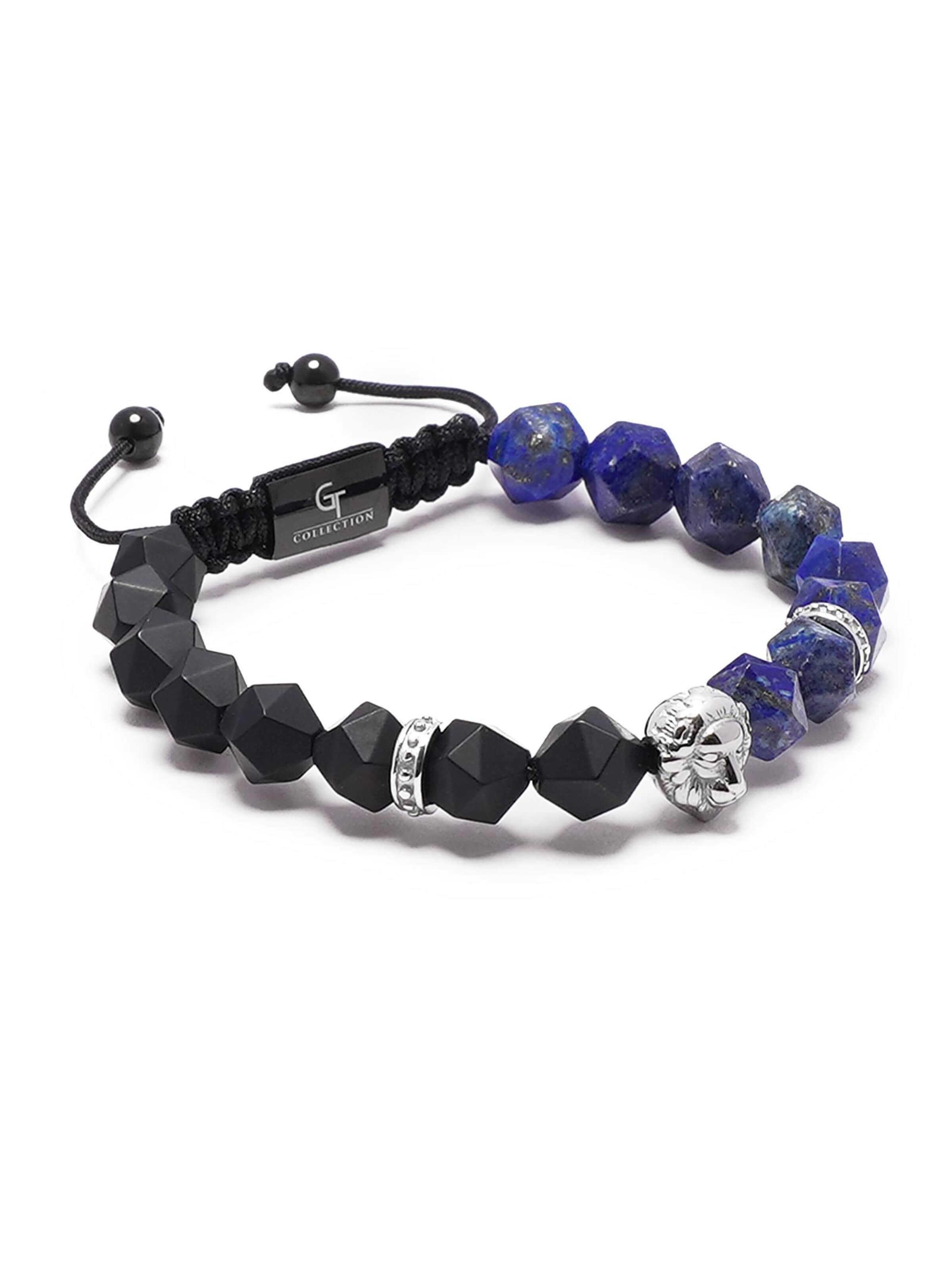 Braccialetto 'Wild Cat' di GT Collection in nero