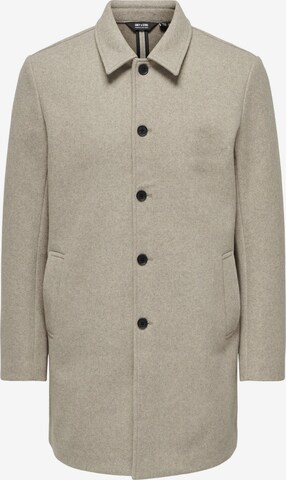 Only & Sons Between-Seasons Coat 'ADAM' in Beige: front