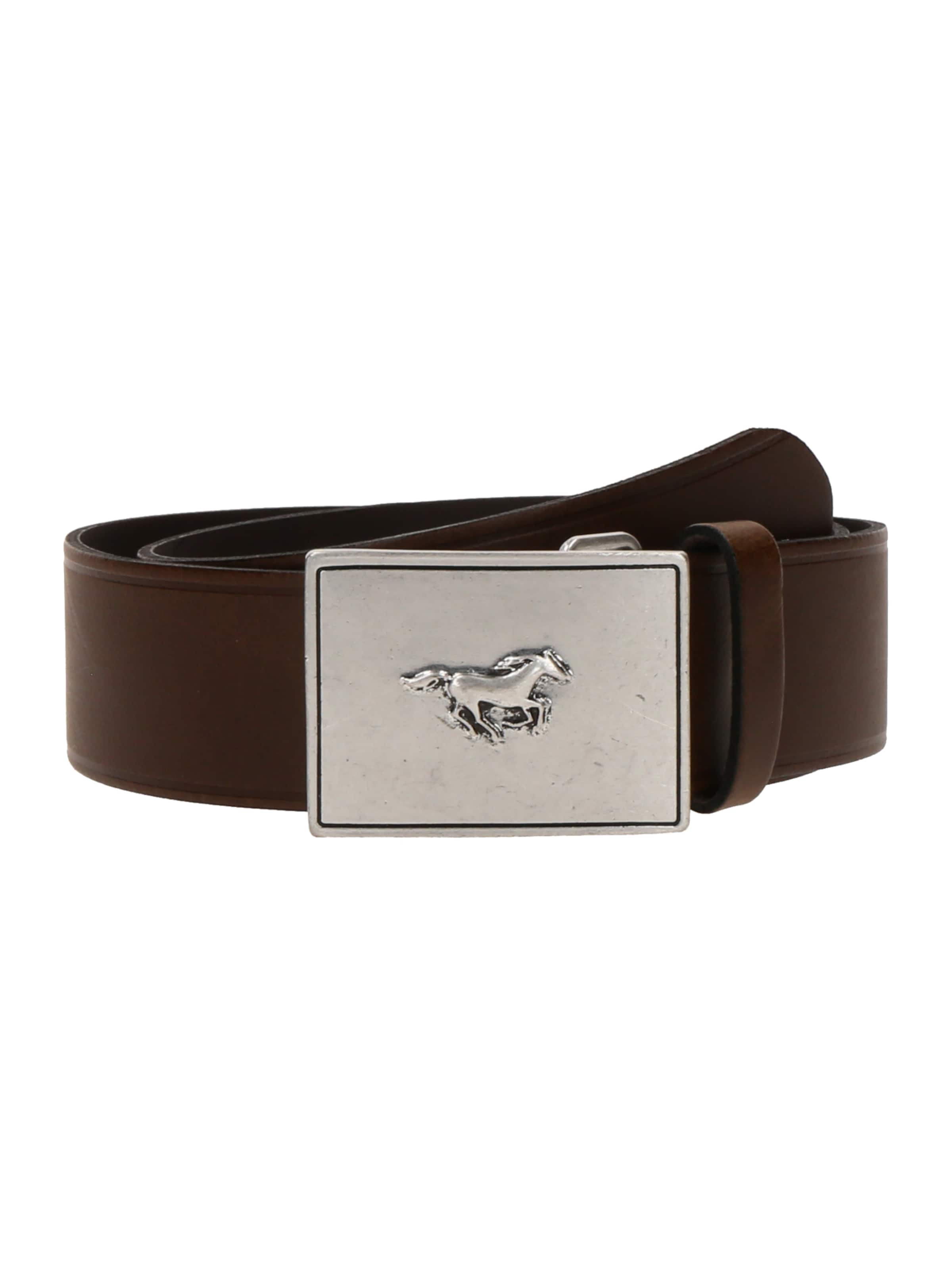 Ceinture MUSTANG en marron : devant