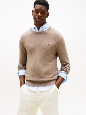 Pull-over TOMMY HILFIGER en marron : devant