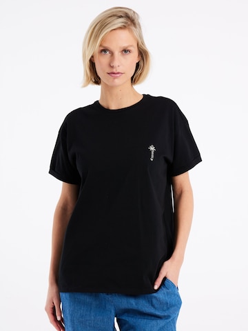 PROTEST Shirt 'PRTELSAO' in Schwarz