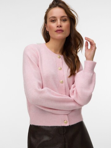 Cardigan 'VMHazel' VERO MODA en rose : devant