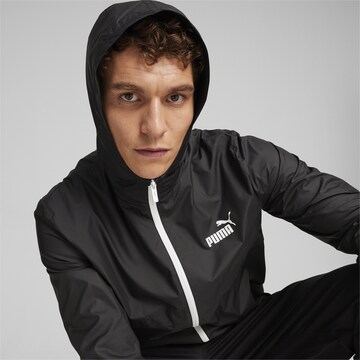 PUMA Athletic Jacket 'Essentials' in Black