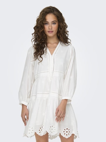 ONLY - Vestido 'JADA' en blanco: frente