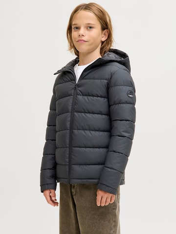 Jack & Jones Junior Winterjas in Zwart: voorkant
