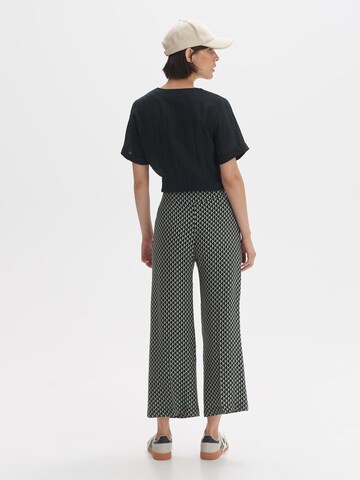 OPUS Wide leg Pantalon 'Misha' in Groen