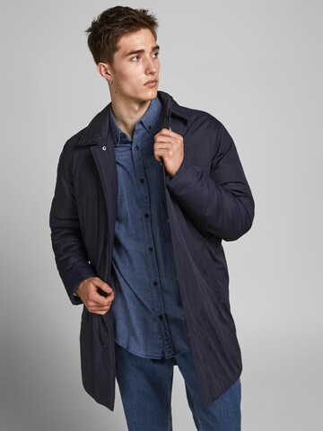 JACK & JONES Between-Seasons Coat in Blue