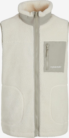 Gilet 'JORVesterbro' JACK & JONES en blanc : devant
