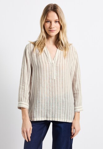 STREET ONE Bluse in Beige: Vorderseite
