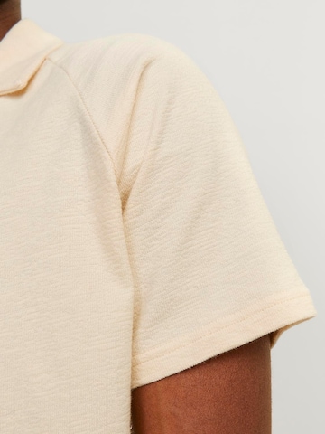 JACK & JONES Comfort fit Button Up Shirt 'MYKONOS' in White