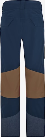 ZIENER Regular Workout Pants 'Tiffin' in Blue