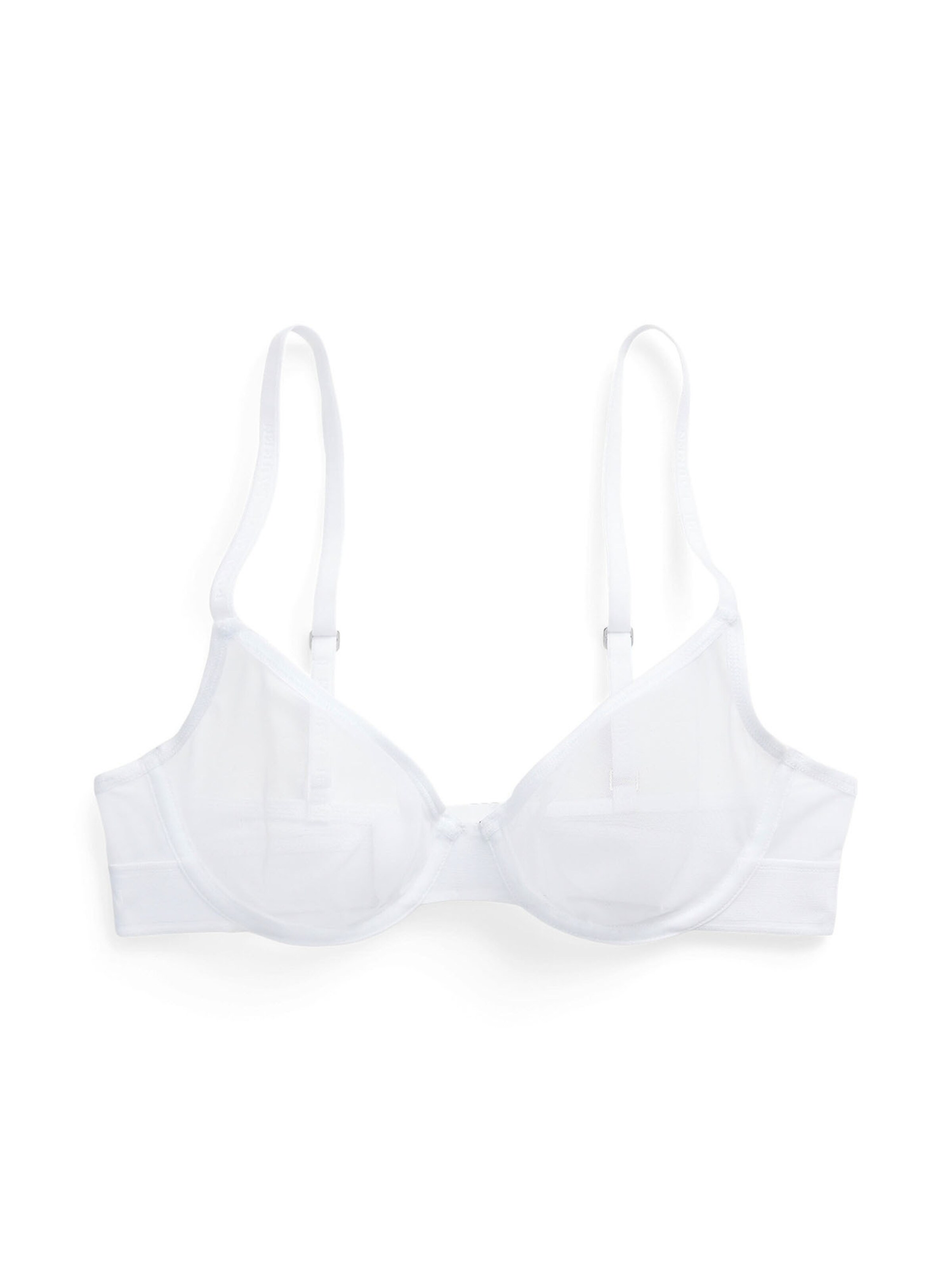 Polo Ralph Lauren Balconette BH ' UNLINED DEMI BRA ' in Wit: voorkant
