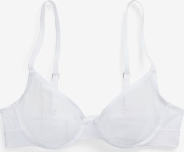 Balconnet Soutien-gorge ' UNLINED DEMI BRA ' Polo Ralph Lauren en blanc : devant