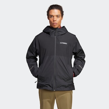 Veste outdoor ADIDAS TERREX en noir : devant