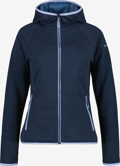 ICEPEAK Functionele fleece jas in de kleur Navy / Lichtblauw, Productweergave