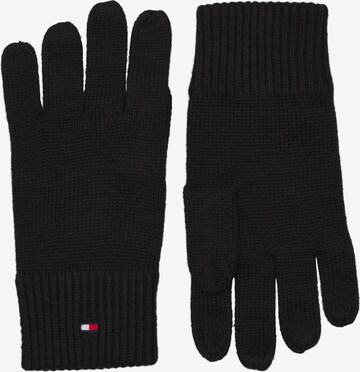 TOMMY HILFIGER Fingerhandschuhe in Schwarz