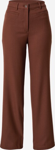 Pantalon à plis Monki en marron : devant