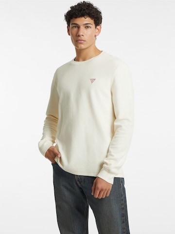 GUESS JEANS Shirt in Beige: front