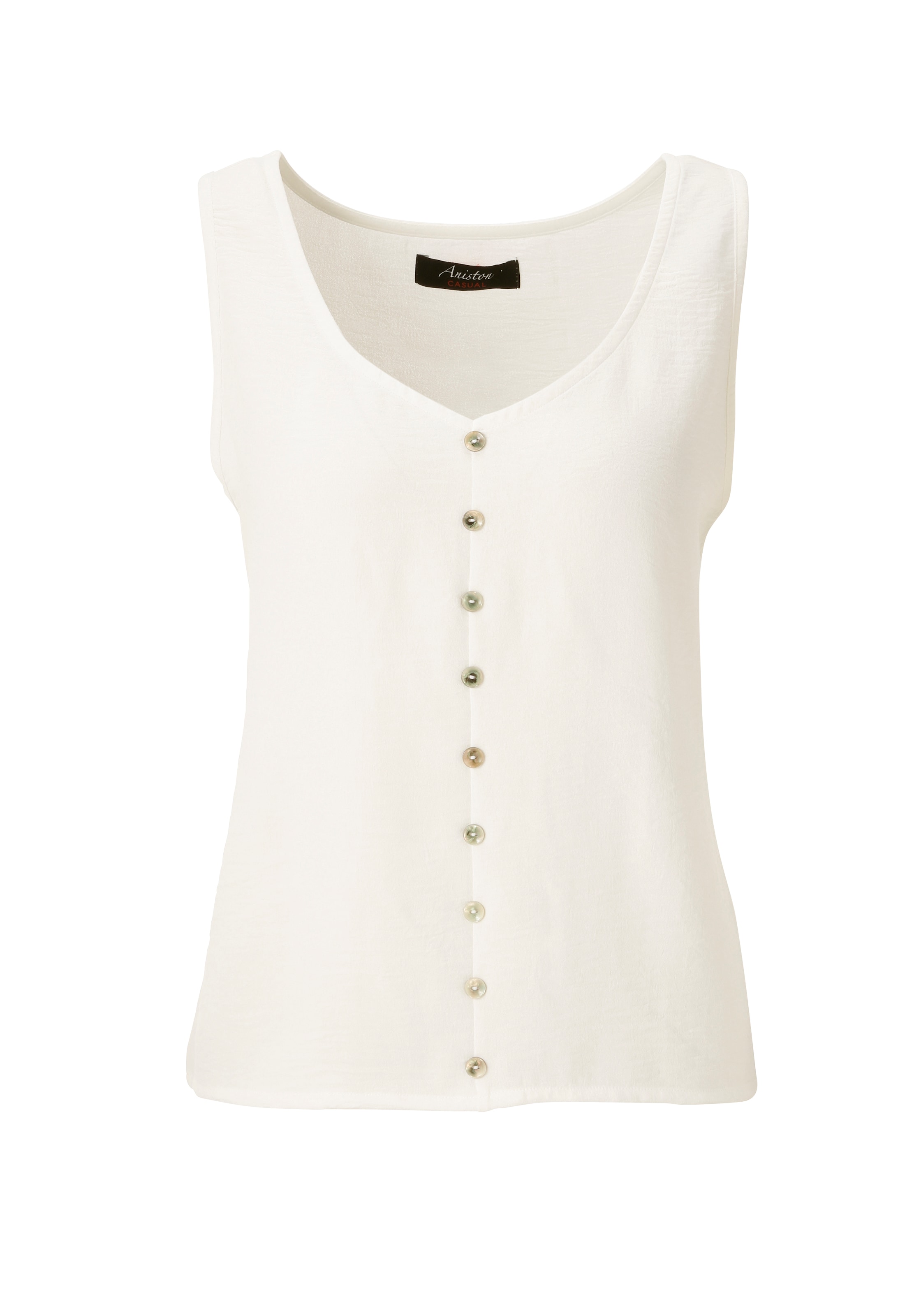 Aniston CASUAL Blouse in White: front