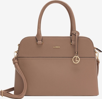 L.CREDI Handbag in Pink: front