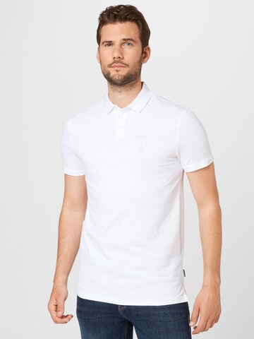 TOM TAILOR Poloshirt in Weiß: predná strana