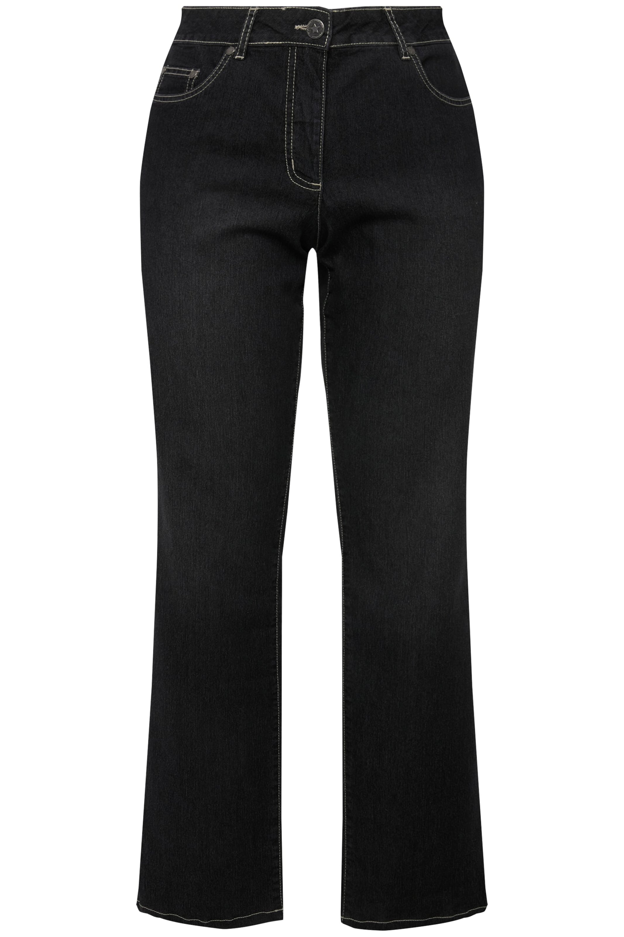 Angel of Style Regular Jeans in Zwart: voorkant