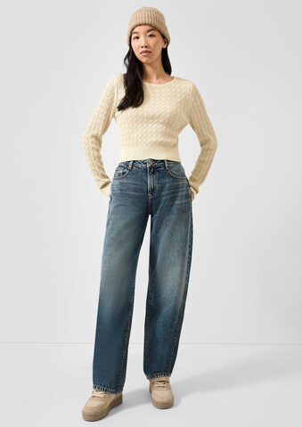 QS Wide leg Jeans in Blue: front