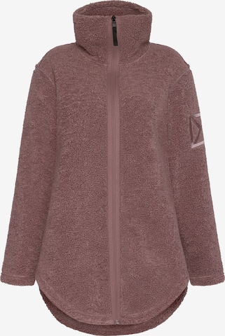 Didriksons Fleece jas in Lila: voorkant