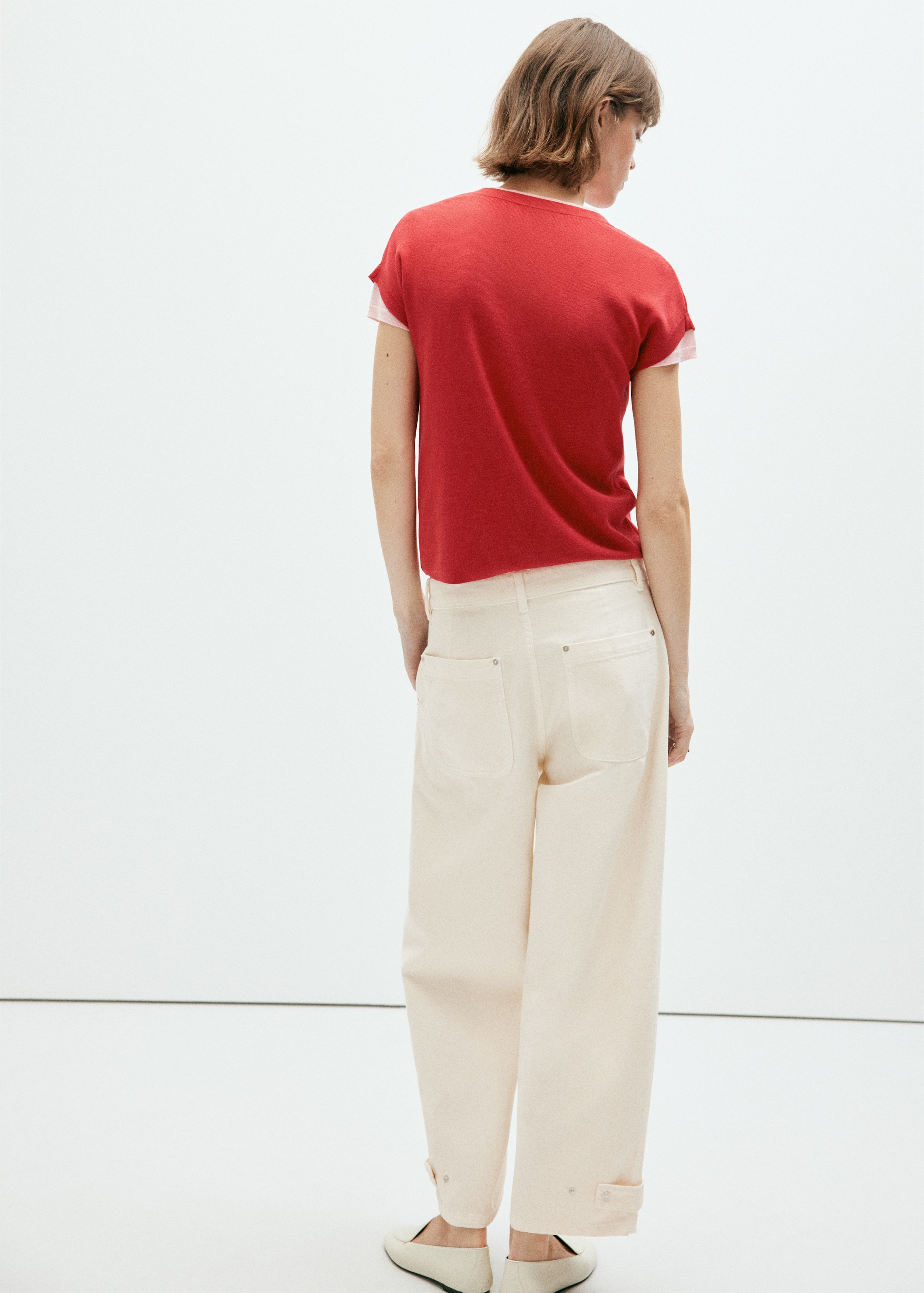 MANGO Regular Jeans 'CLOTILDE' in Beige