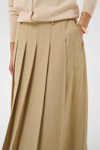 CULTURE Rok 'Heida' in Beige