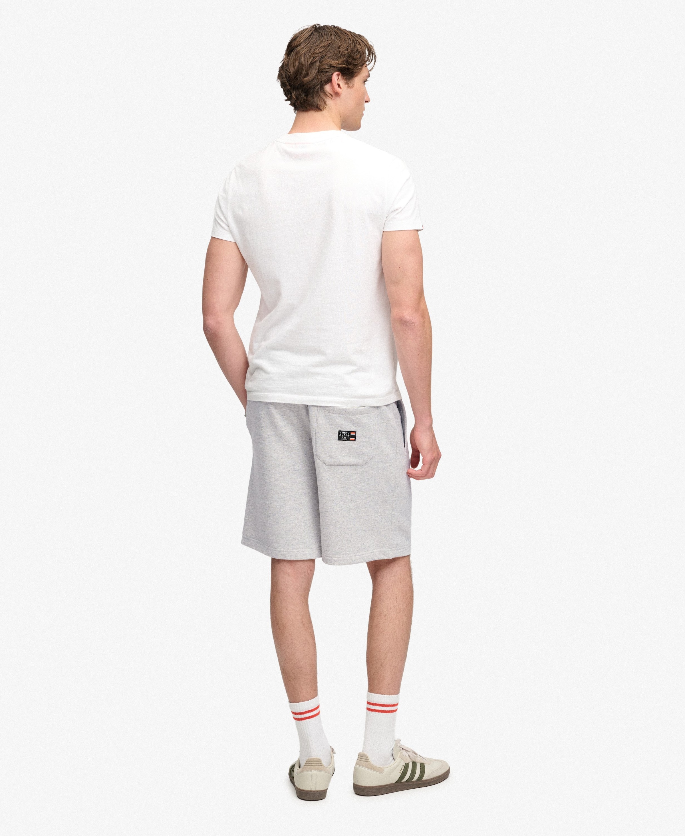 Superdry & Co Regular Pants 'Essential' in Grey