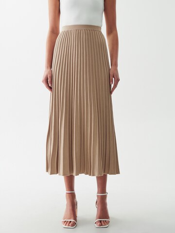 Willa Skirt 'CYRUS' in Beige: front