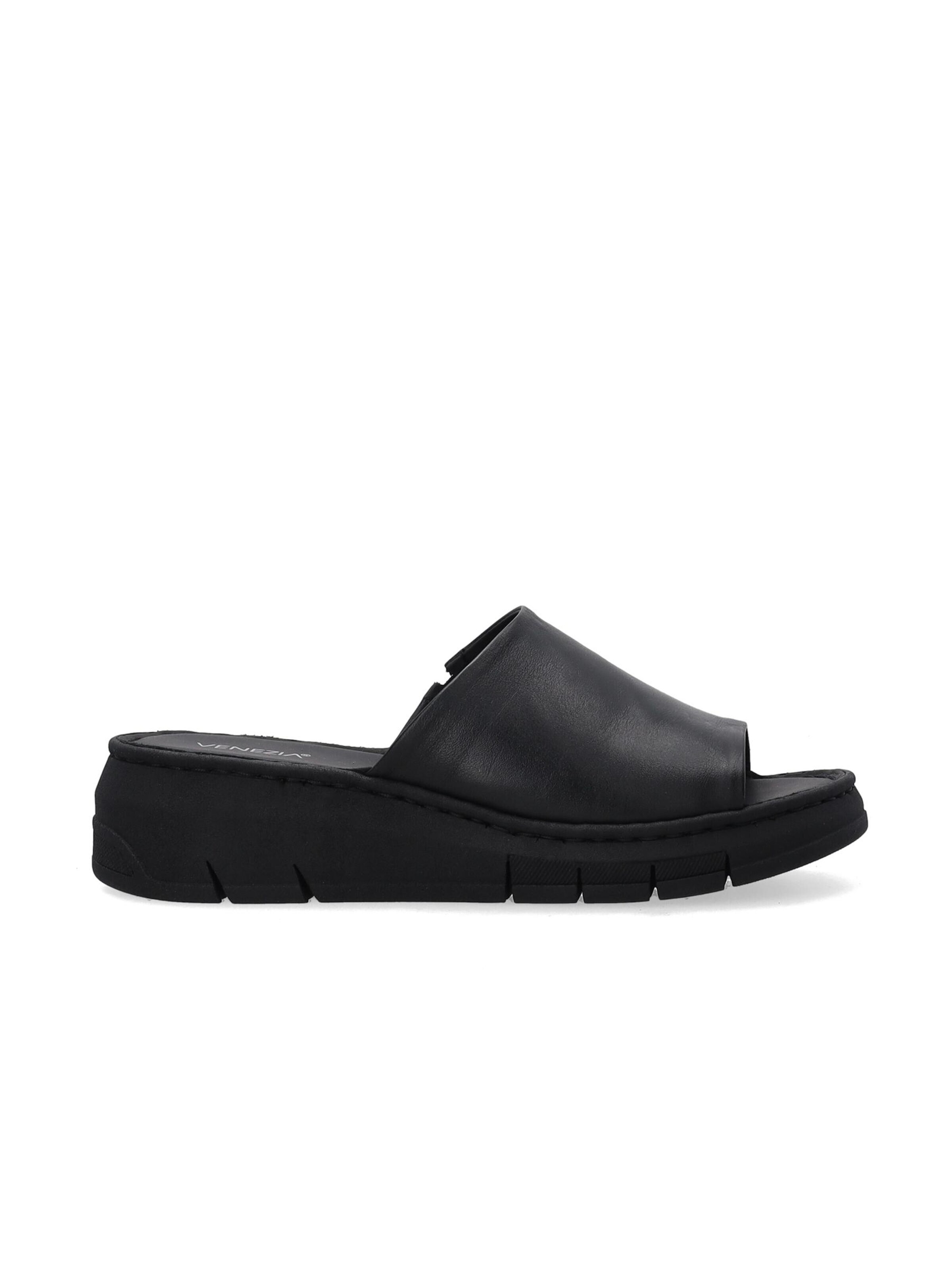 VENEZIA Mules 'Venezia' in Black: front