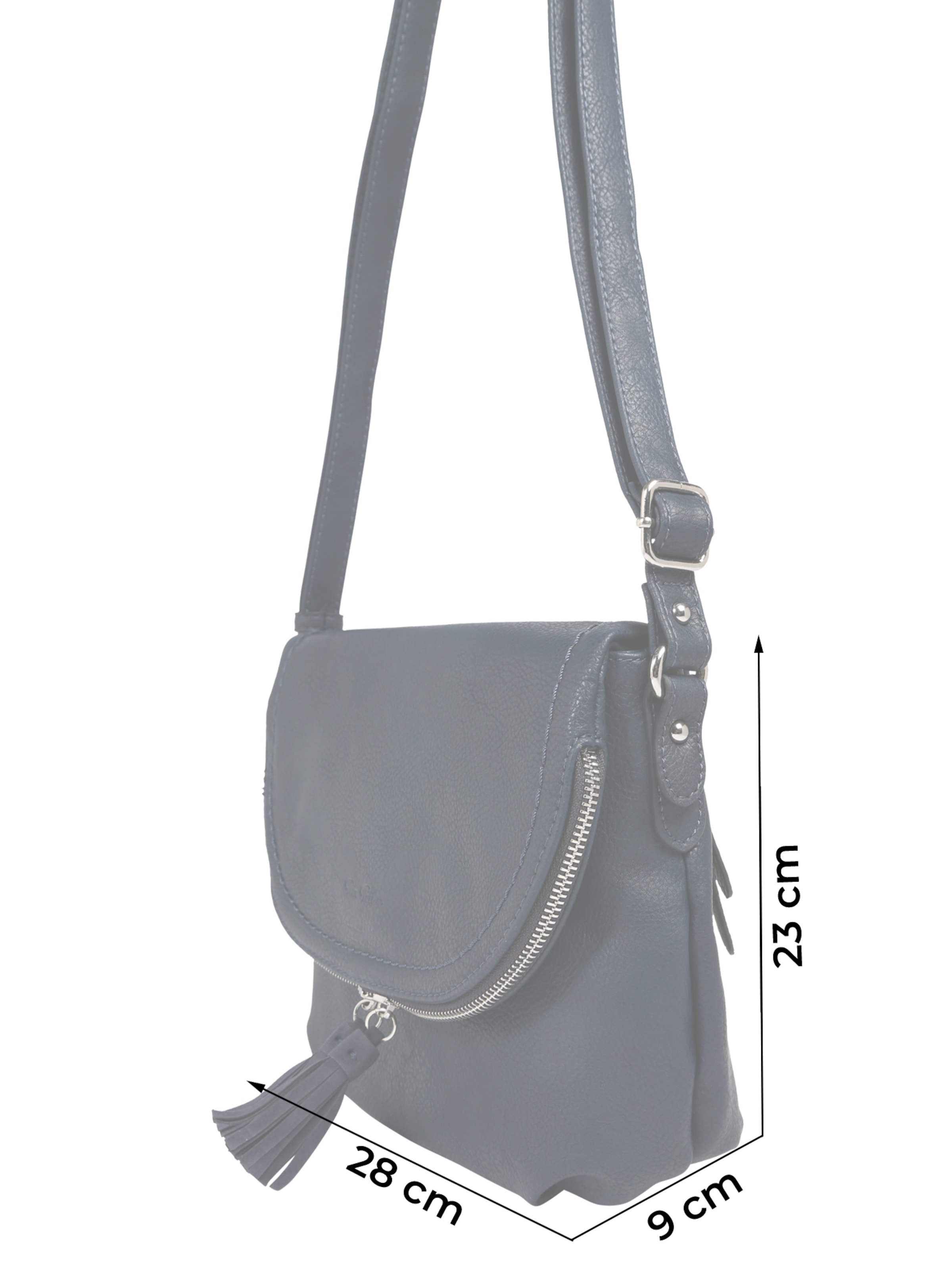 TOM TAILOR Olkalaukku 'Lari' värissä sininen