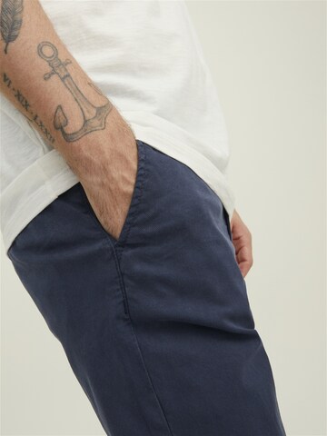 JACK & JONES Regular Chino trousers 'FRED' in Blue