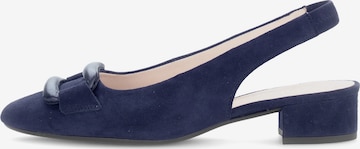 GABOR Slingpumps in Blau: Vorderseite