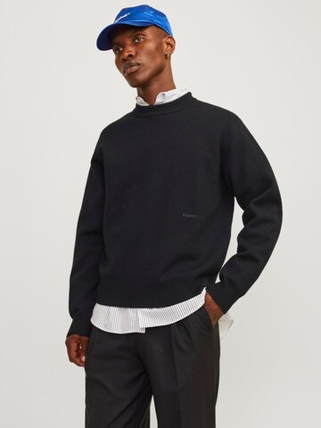Pull-over 'JORVesterbro' JACK & JONES en noir : devant