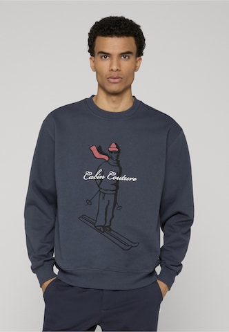 Sweat-shirt Pockies en bleu : devant